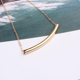 Pipe Necklace Gold - One Size