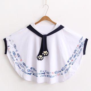 Fish Print Cape