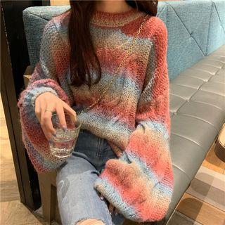 Striped Sweater Gradient - Rainbow - One Size