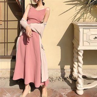 Backless Strappy Maxi Dress