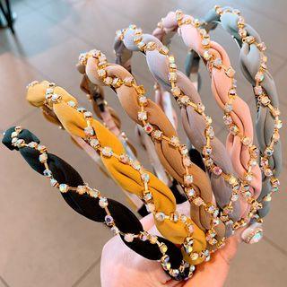 Rhinestone Fabric Headband