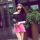 Short-sleeve Loose-fit Top