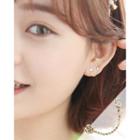 10k Gold Double-piercing Earring (single)