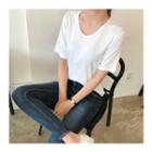 Round-neck Short Sleeve T-shirt