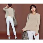 Round-neck Cross-back Top