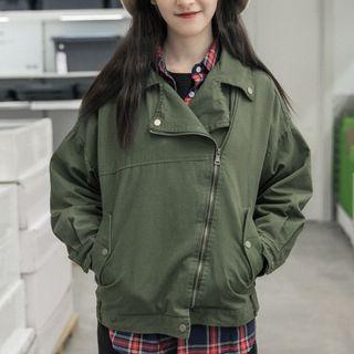 Collared Cropped Jacket