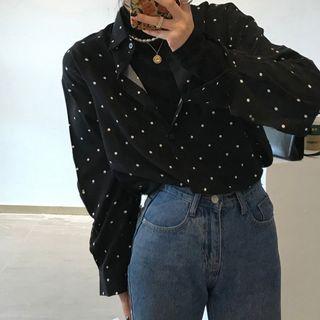 Dotted Long-sleeve Shirts