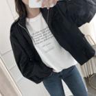 Shirt-sleeve Letter T-shirt