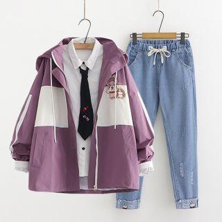 Set: Hooded Jacket + Shirt