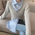 Plain Shirt / V-neck Sweater