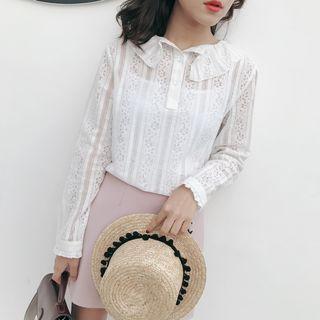 Collared Lace Blouse