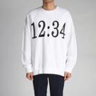 12:34 Printed Loose-fit Sweatshirt