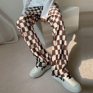 Plaid Loose Fit Pants (various Designs)