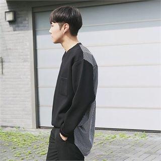 Striped-panel Neoprene Top