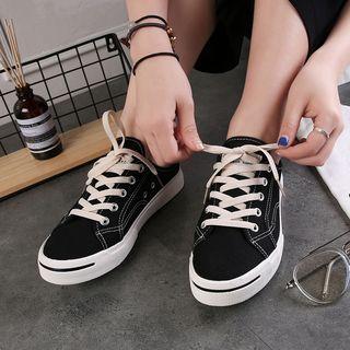 Canvas Sneaker Mules