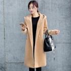 Hooded Button Coat