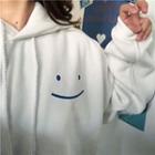 Oversized Smiley Face Hoodie