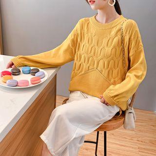 Textured Oversized Sweater
