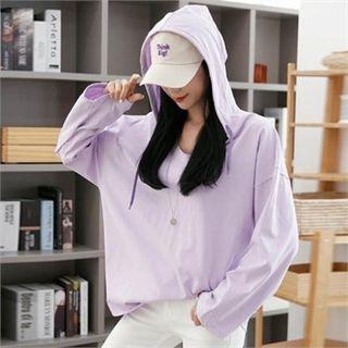 Loose-fit Colored Hoodie