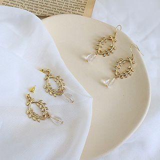 Leaf Dangle Earring / Clip-on Earring