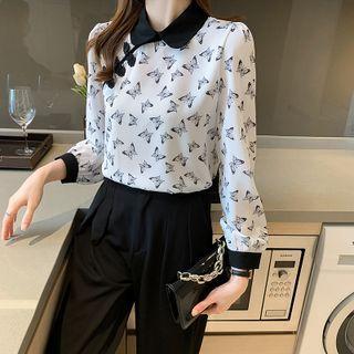Butterfly Chiffon Blouse