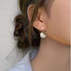 Rhinestone Hexagon Drop Earring / Clip-on Earring