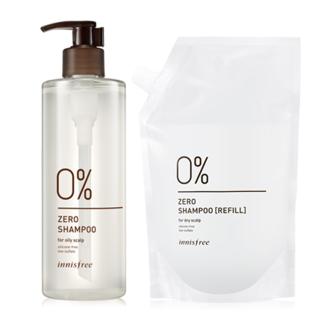 Innisfree - Zero Shampoo Special Set: Shampoo 400ml + With Refill 400ml (for Oily Scalp)