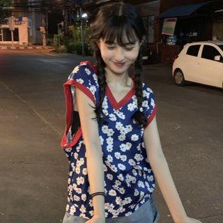 Floral Vest As Shown In Figure - One Size