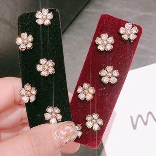 Plant Velvet Flower Hair Clip