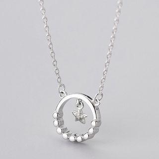 Star Pendant Sterling Silver Necklace S925 Silver - Necklace - Silver - One Size