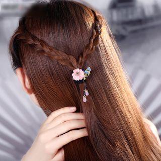 Retro Flower Hair Tie As Shown In Figure - One Size