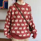 Sheep Pattern Sweater