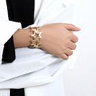 Alloy Star Bangle 505 - Gold - One Size