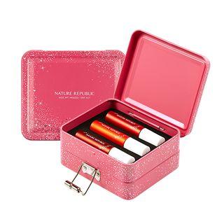 Nature Republic - Kiss My Mousse Tint Kit (pink Case) 6pcs 1.5g X 6pcs
