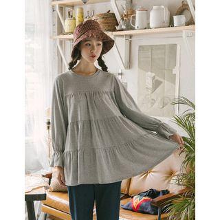 Bell-cuff Tiered T-shirt