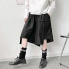 Asymmetrical Wide-leg Shorts