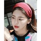 Solid Wide Fabric Hair Band