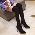 Pointed High Heel Over-the-knee Boots