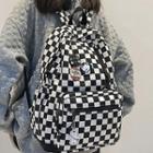 Checkered Backpack / Badge / Set