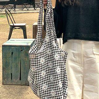 Daisy Gingham Shopper Bag