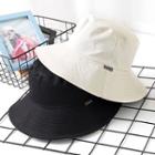 Plain Bucket Hat Black - M
