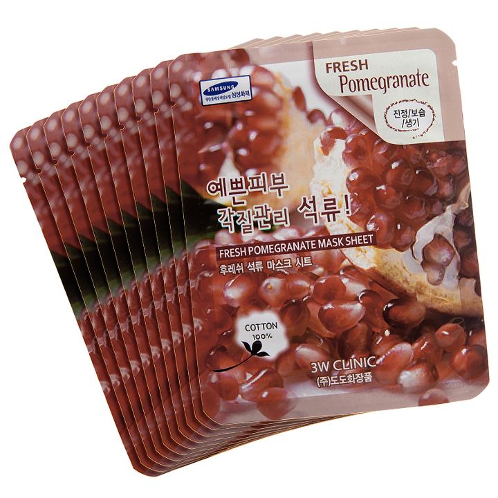 3w Clinic - Fresh Pomegrante Mask Sheet 10 Sheets