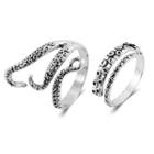 Octopus Alloy Open Ring 02 - Silver - One Size