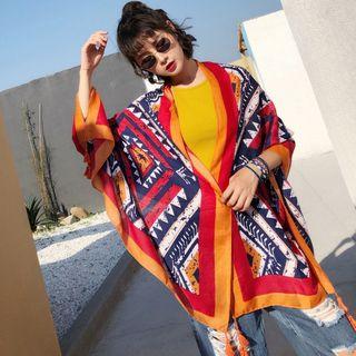 Pattern Shawl Triangle Rhombus - 180cm X 100cm