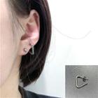 Mini Triangle Hoop Earring