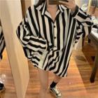 Striped Long-sleeve Shirt Stripe - One Size