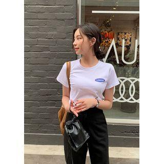 London Letter Cotton T-shirt