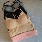 Fleece-lined Thermal Padded Camisole Top