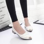 Metal Toe Flats