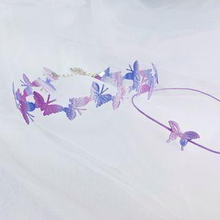 Gradient Butterfly Choker
